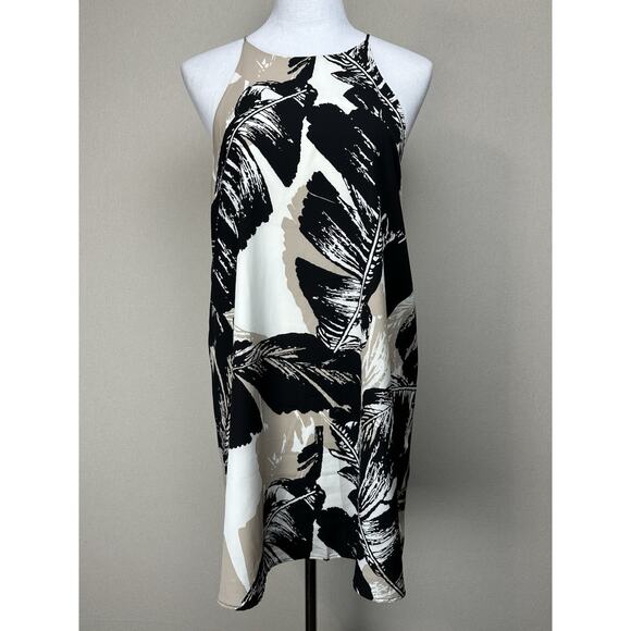 Tyche Sun Dress Tropical Knee Length Made in the USA Size Large Beach Cruise - Picture 1 of 13